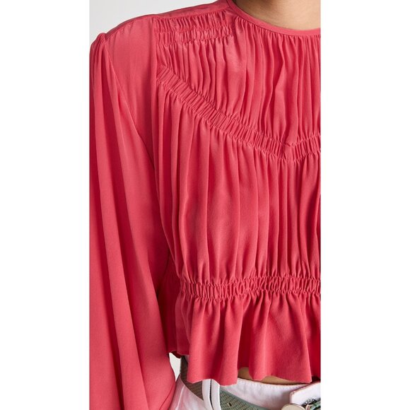 Isabel Marant "Nelino" Top in "Paradise Pink", size 42. Fits like a size 10 ish - Picture 4 of 12